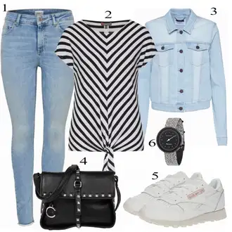 Ležérní outfity s Světle modrá/Modrá Džíny s Rozparkem/Girlfriend Džíny/Mom Jean/Džíny Culottes/Džín s Nízkým Pasem/High Waist Džínové Kalhoty/Vintage džíny/Push up Džín/Džíny s Nízkým Sedem/Dad Džíny Only "Ležérní Vzhled"