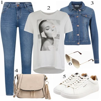 Outfit s Teniska Pepe Jeans "Ležérní styl"