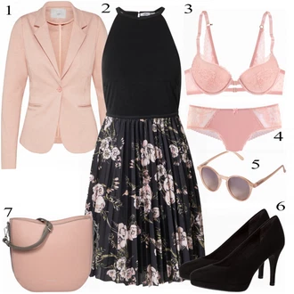 Outfit s Růžová Pánské boty ve velikosti 11/Vyztužený podprsenek/Podprsenka s výstřihem push-up/Podprsenka Bez Kostic/Trojúhelníkový Podprsenek/Bralette/Zmenšující Podprsenek/Podprsenka s kosticemi/Push-Up Podprsenka/Průsvitná podprsenka a podprsenka s kosticí/Měkká podprsenka/Bezdrátová podprsenka/Krajková podprsenka Lascana "Podzimní Outfit"