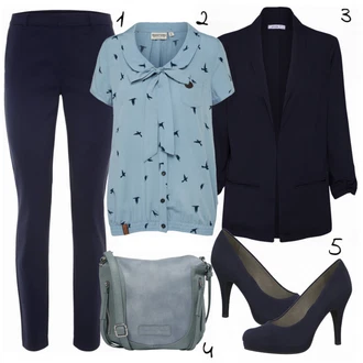 Outfit s Bota Na Podpatku Tamaris "Klasický"