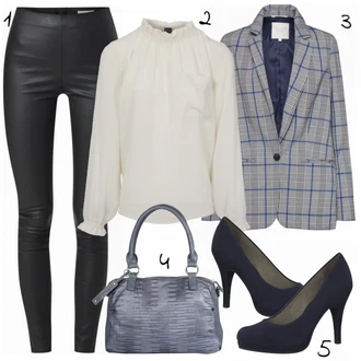 Outfit s Bota Na Podpatku Tamaris "Elegantní"