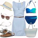 Outfity s bandeau bikinami image