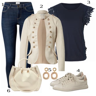 outfit mit Siva Superga Tamaris "Hladnejši videz"