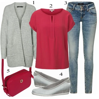 Outfit s Bota Na Podpatku S.Oliver "Cool Look pro jaro"
