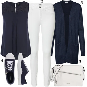 Outfit s Šedá Teniska Calvin Klein "Cool Look pro jaro"