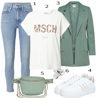Outfit s Šedá Steve Madden "Cool Look pro jaro"