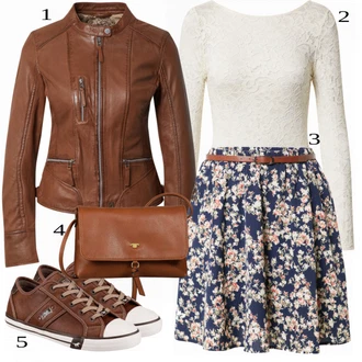 Outfit s Šedá/Bílá samsoe samsoe "Elegantní vzhled"