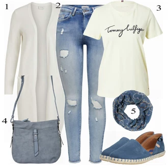 outfit mit Bela/Modra Srajca Tommy Hilfiger "Tvoj modni izgled"