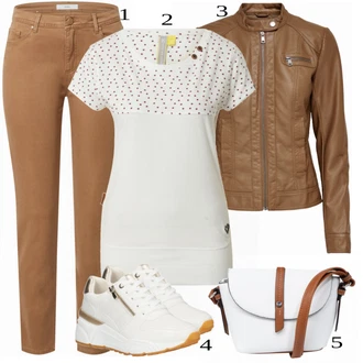outfit mit Rjava Kavbojke Brax "Tvoj modni izgled"