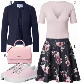 Outfit sa Crna Suknja About You "Tvoj otmjeni outfit"