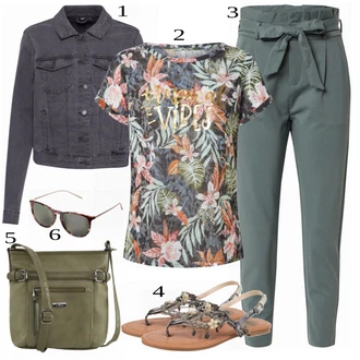 Outfit s Hn?dá Sandály Buffalo "Cool Everyday Outfit"