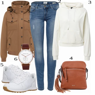 Outfit s Pastelové barvy Běžecká bota Nike Sportswear "Cool Everyday Outfit"