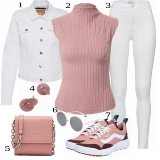 outfit mit Bež Superga Vans "Tvoj cool outfit"