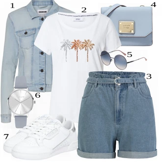 outfit mit Bela Superga Adidas Originals "Tvoj cool outfit"