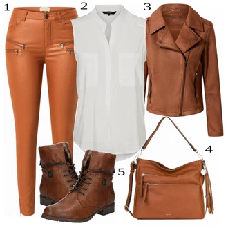 Outfit s Červená Kozačka Tom Tailor "Skvělý Podzimní Outfit"