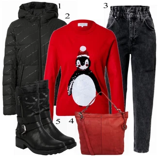 Outfit sa Crna Čizmica Bullboxer "Vaš elegantan outfit"