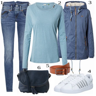 Outfit s Sportovní Bund Ragwear "Skvělý Podzimní Outfit"