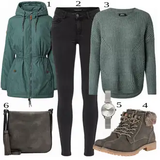Outfity pro dešťové počasí "Skvělý Podzimní Outfit"