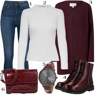 outfit mit Črna Škorenj Dockers by Gerli "1"