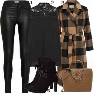 outfit mit Črna Škorenj Tamaris "1"