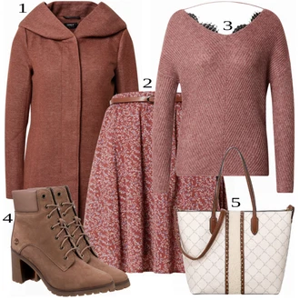 outfit mit Rjava Škorenj Timberland "1"