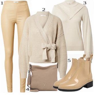 outfit mit Bež Škorenj LEMON JELLY "1"