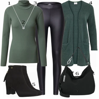 outfit mit Črna Škorenj Tamaris "1"