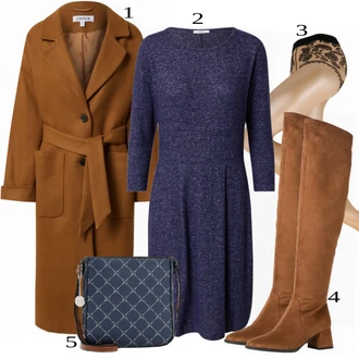 Outfit sa Zeleno/Crvena Čizmica Tamaris "Tvoj otmjeni outfit"