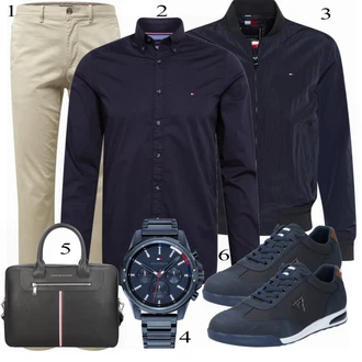 outfit mit Črna Superga Bugatti "Kul oblačila"