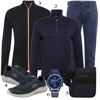 outfit mit Črna Superga Skechers "Priložnostna oblačila"