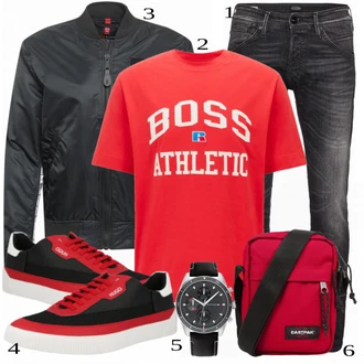 outfit mit Črna Alpha Industries "Priložnostna oblačila"
