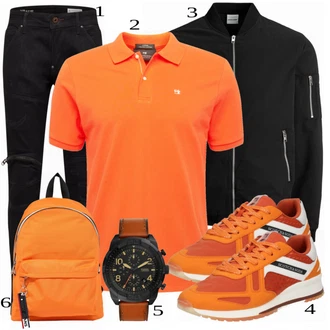 outfit mit Oranžna Superga SCOTCH & SODA "Priložnostna oblačila"