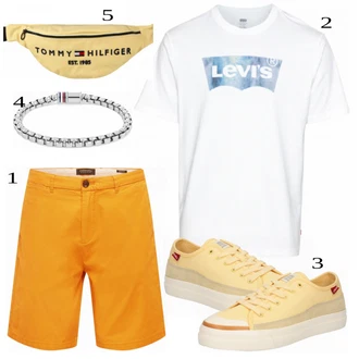outfit mit Oranžna Superga "Priložnostna oblačila"