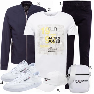 outfit mit Superga Reebok Classic "Priložnostna oblačila"