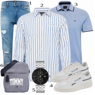 outfit mit Siva Superga Reebok Classic "Priložnostna oblačila"
