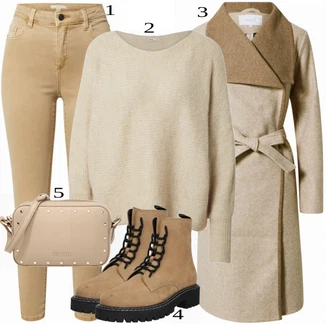 outfit mit Bež Torba za čez ramo Ted Baker "Tvoja elegantna obleka"
