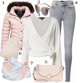 outfit mit Siva Zimska Jakna Superdry "Zimska outfit"