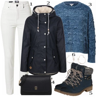 outfit mit Črna Škorenj Rieker "Kul dežurni outfit"