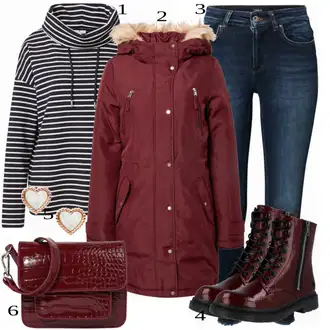 outfit mit Črna Škorenj Dockers by Gerli "1"
