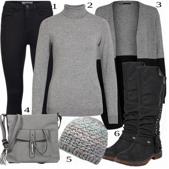 Sportovní Outfit s Černá/Tmavě modrá Legíny s Podšívkou/Teplé Legíny/Kožená bunda/Neprůhledný Legíny/Sportovní Legína/Formovaná Legína/Bavlněné Legíny/Legíny s Rozparkem/Pletený Legín Only "Podzimní outfit na volný čas"Look: Styl, Cool, Disko, Venkovní, Bezešvé, Unisex, Sportovní