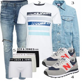 outfit mit Modra Denim Jakna Tommy Jeans "A"