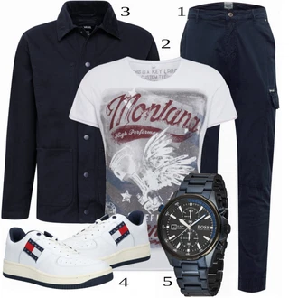 outfit mit Siva Čevlj Superga Tommy Jeans "Priložnostna oblačila"