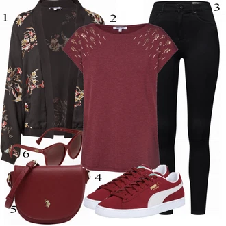 Outfit sa Crvena Tenisica Puma "Tvoj otmjeni outfit"