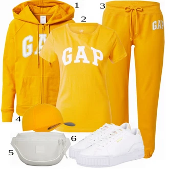 outfit mit Rumena Športna Jakna GAP "1"