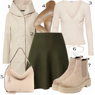 Jesenske Outfiti mit Črna Krilo Only "1"