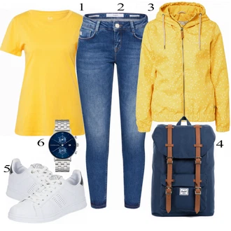 Outfit s Hodinky Kapten & Son "Cool pro volný čas"