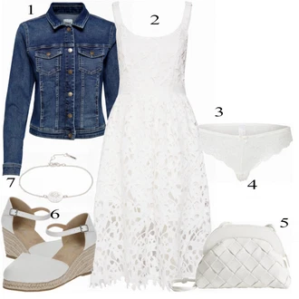 Outfit s Modrá/Tmavě modrá/Světle modrá Vintage Bund/Krátké Džínové Bundičky/Džínové Bund Only "Cool pro volný čas"