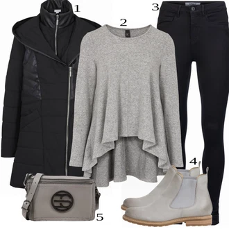 outfit mit Siva Škorenj Tamaris "Priložnostna oblačila"