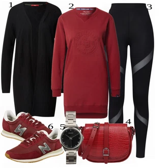 Outfit sa Crvena Tenisica New Balance "Zimski Outfit"