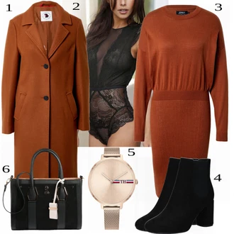 Outfit s Černá/Modrá/Fialová Tělo Krajkový Body/Tvarující Tělo/Bodystockings/Síťovaný Body/Krajkový set spodního prádla/Korselet/Průhledný Body Lascana "Datum Outfit"